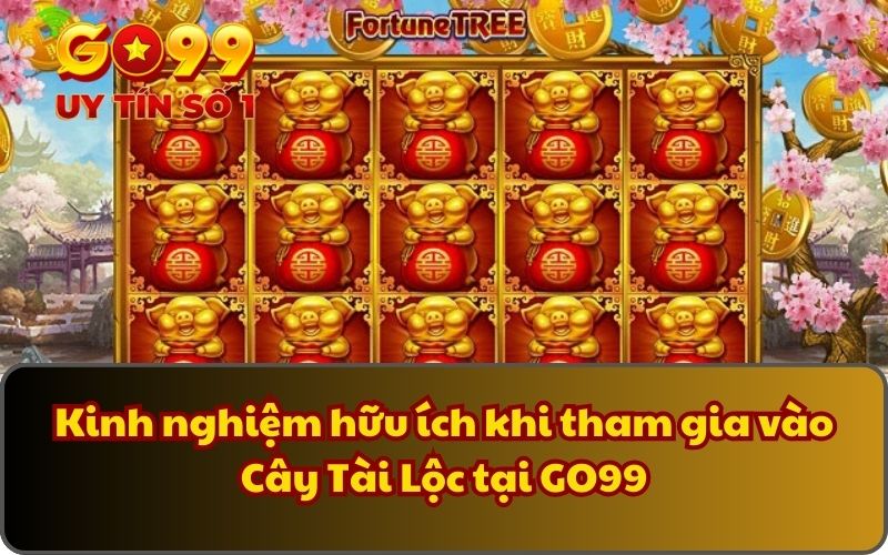 Kinh nghiệm hữu ích khi tham gia vào Cây Tài Lộc tại GO99