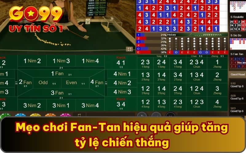 Mẹo chơi Fan-Tan hiệu quả giúp tăng tỷ lệ chiến thắng